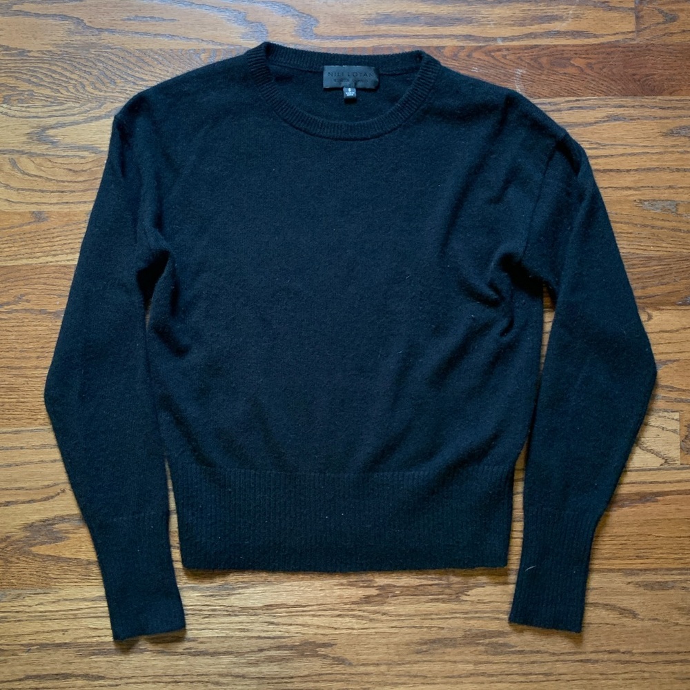 Nili Lotan Black cashmere sweater